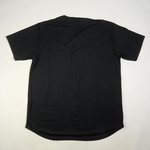 Size【XL】 SUPREME シュプリーム 17AW Snake Script Logo Baseball Jersey Black  ベースボールシャツ 黒 【中古品-非常に良い】 20795019