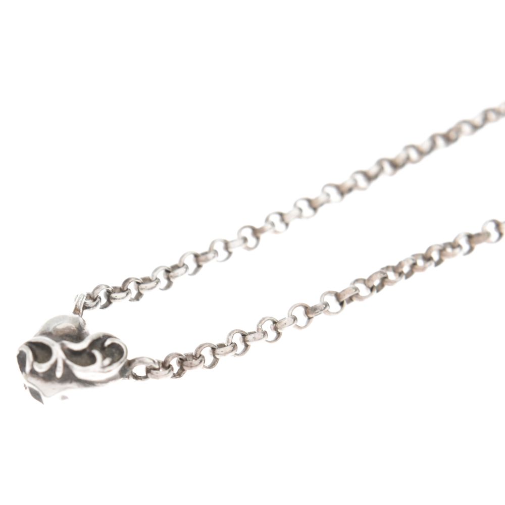 CHROME HEARTS クロムハーツ HEART ROLL CHAIN 16 ハートロールチェーンネックレス シルバー