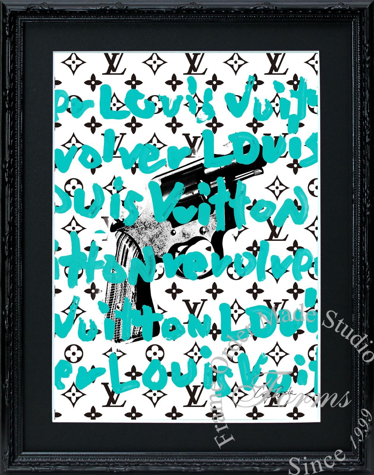 クレイグガルシア ルイヴィトンオマージュ アートポスター 4点セット