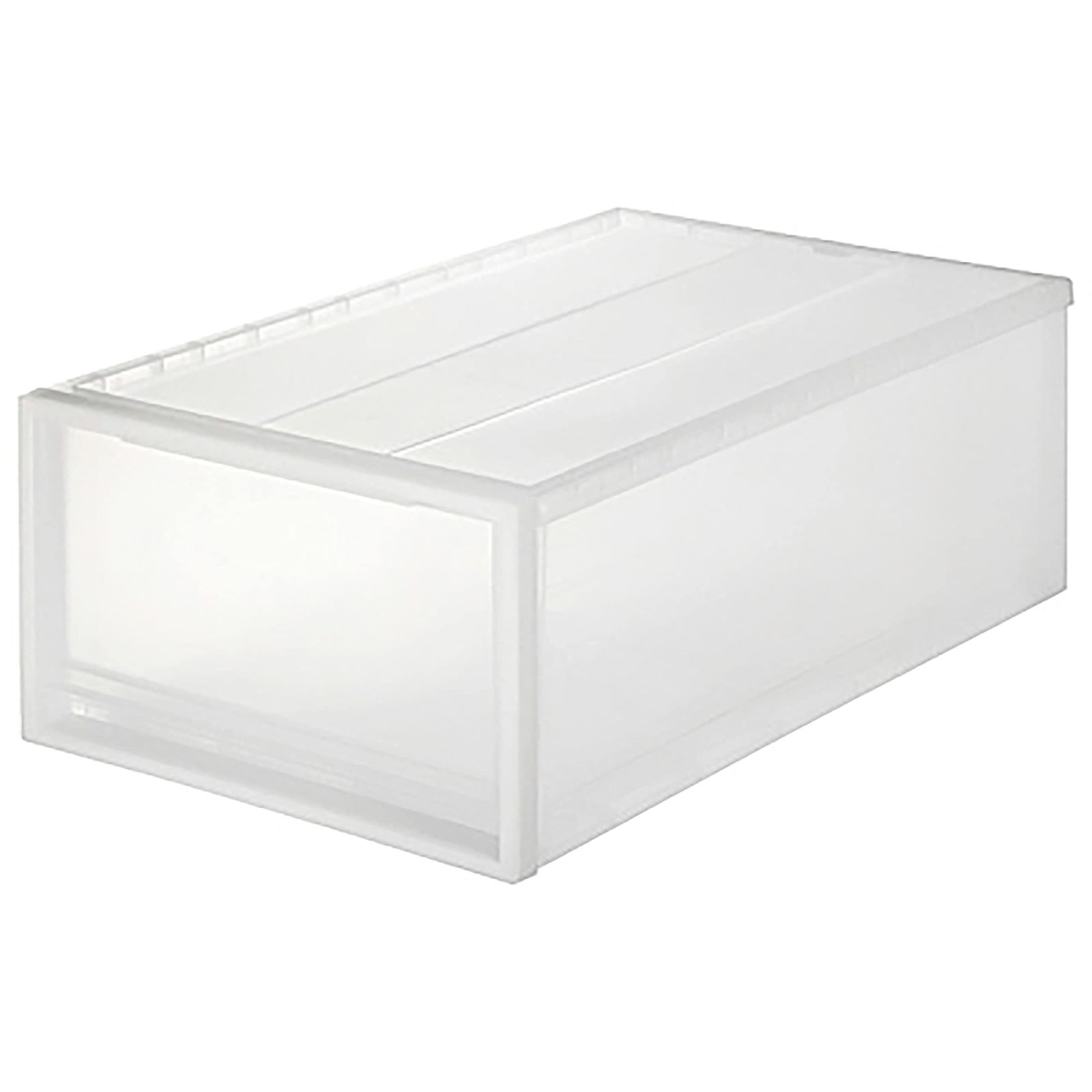 引出式 2個セット 幅40×奥行65×高さ24cm 大 12521457 ポリプロピレン衣装ケース 無印良品