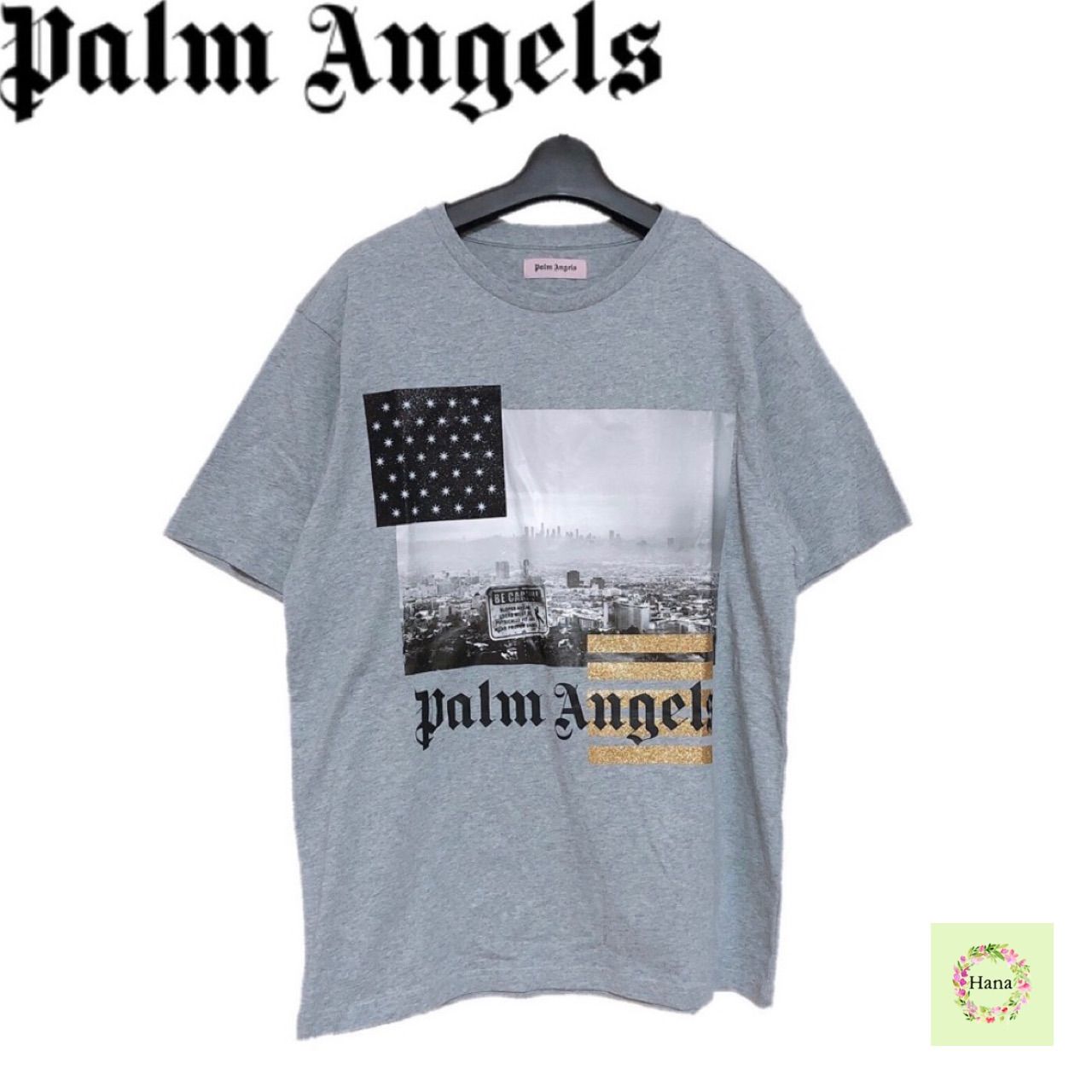 新品】確実正規品 Palm Angels パーム エンジェルス グリッター Ｔ