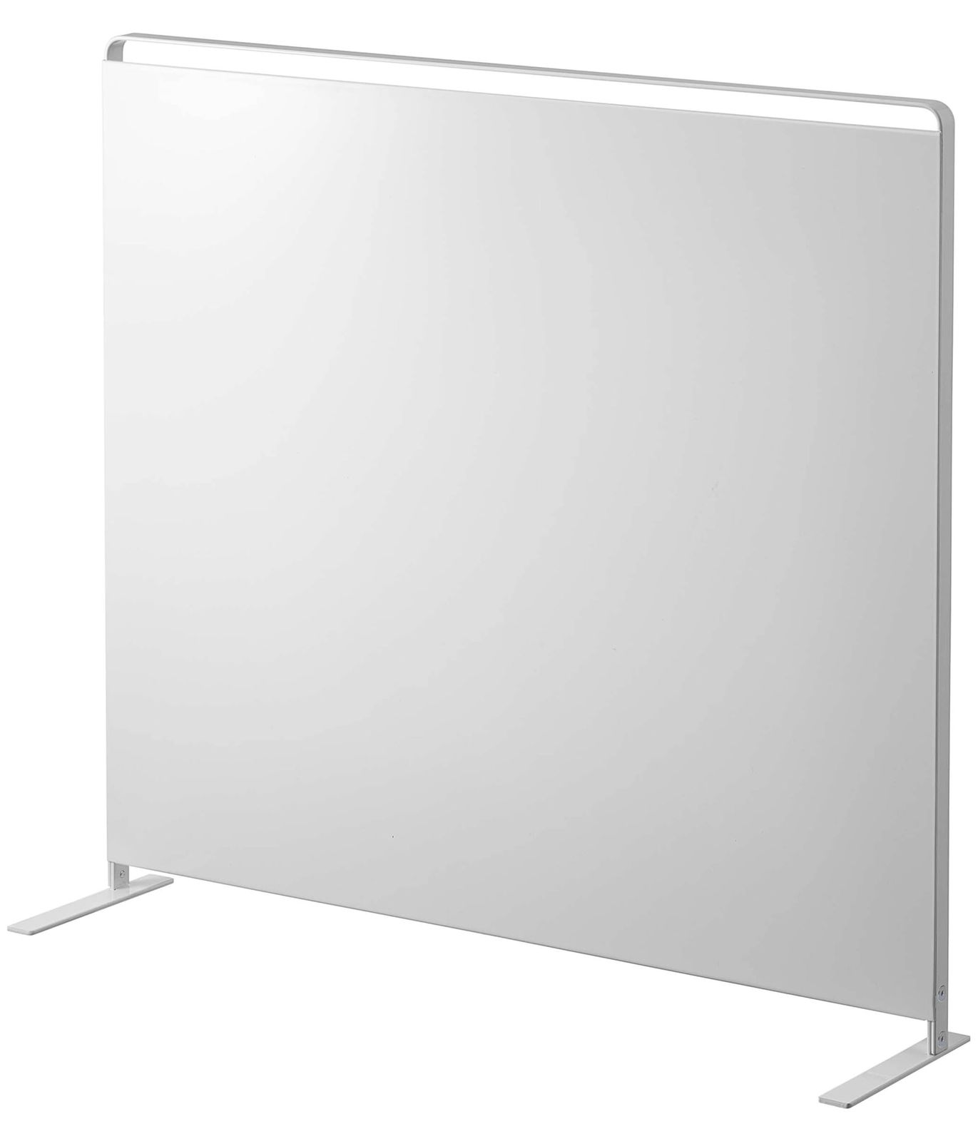 【数量限定】ホワイト 縦型 約W56XD14XH51.5cm スチールパネル タワー 自立式 浮かせる収納 キッチン 簡単取り付け 山崎実業(Yamazaki) 5124