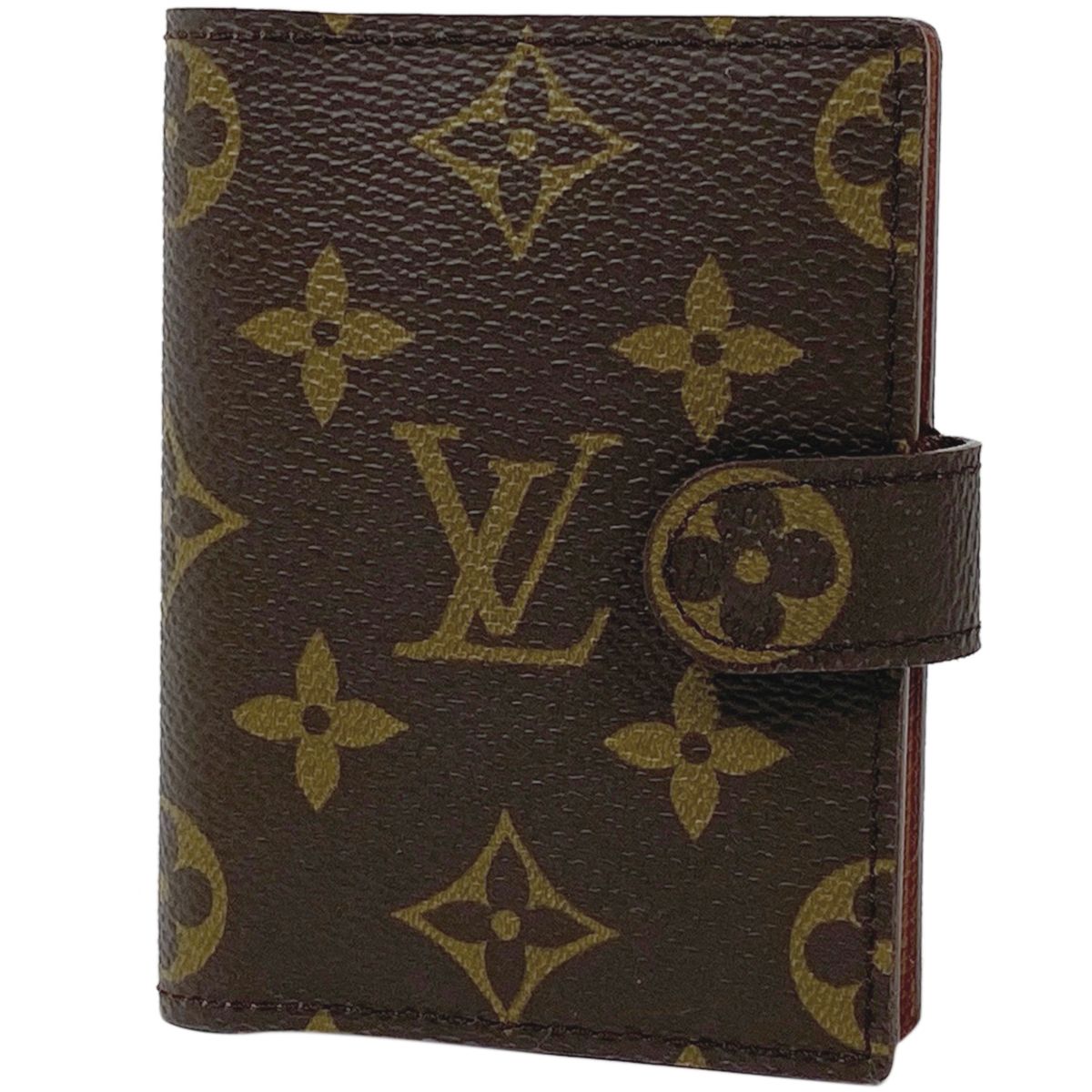 在庫一掃 ルイ ヴィトン Louis Vuitton アジェンダ ミニ システム手帳 カードケース 手帳 ブックカバー モノグラム ブラウン R20007
