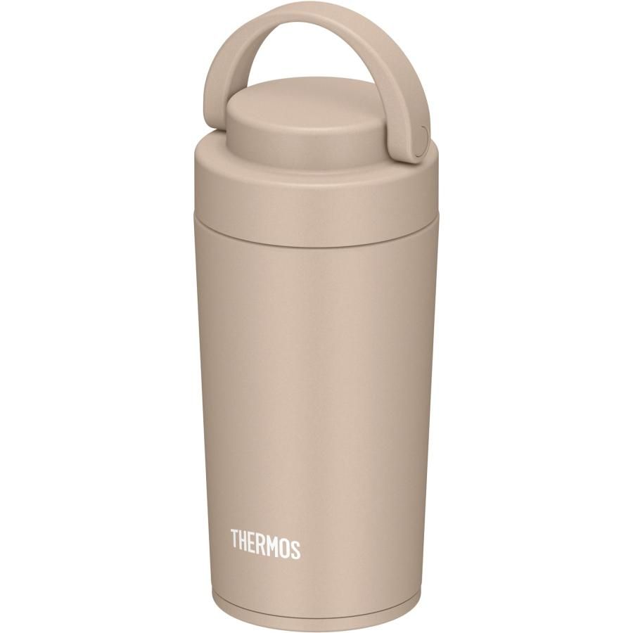 【食洗機対応モデル】 サーモス 水筒 真空断熱ケータイタンブラー キャリーハンドル付き 320ml カフェラテ JOV-320 CL