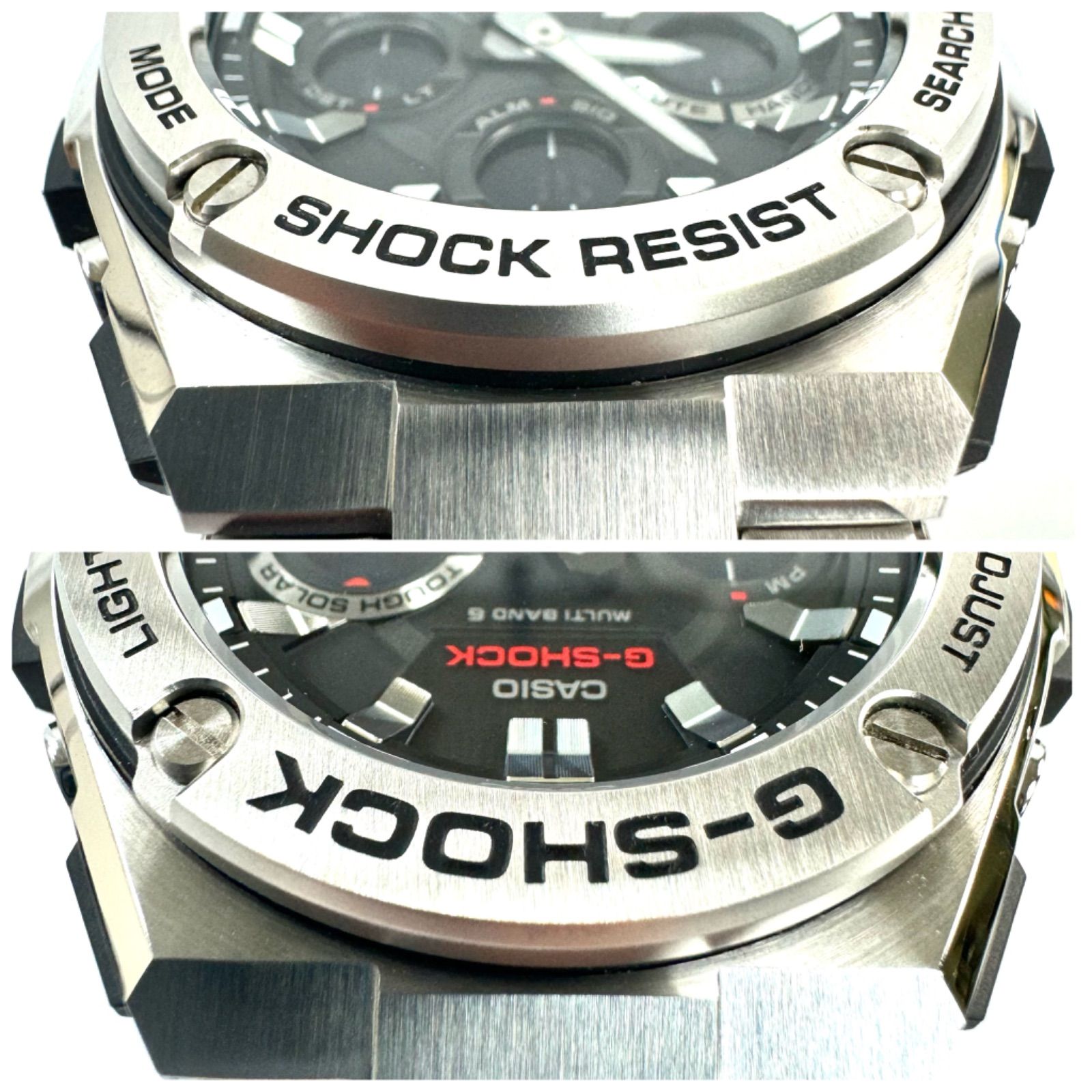 美品】カシオ G-SHOCK ジーショック G-STEEL GST-W110D-1AJF 電波 