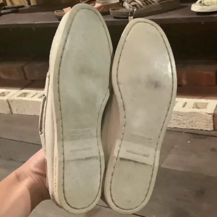 SPERRY TOP-SIDER スペリー トップサイダー レザーデッキシューズ 27.5cm ホワイト