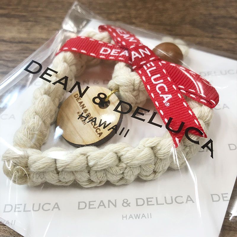 2023DEAN&DELUCA Hawaii限定マクラメ編みハートチャーム ☆注文割引