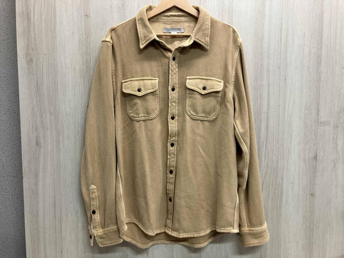 OUTERKNOWN アウターノウン シャツジャケット Size L |ベージュ|3520700178 冬