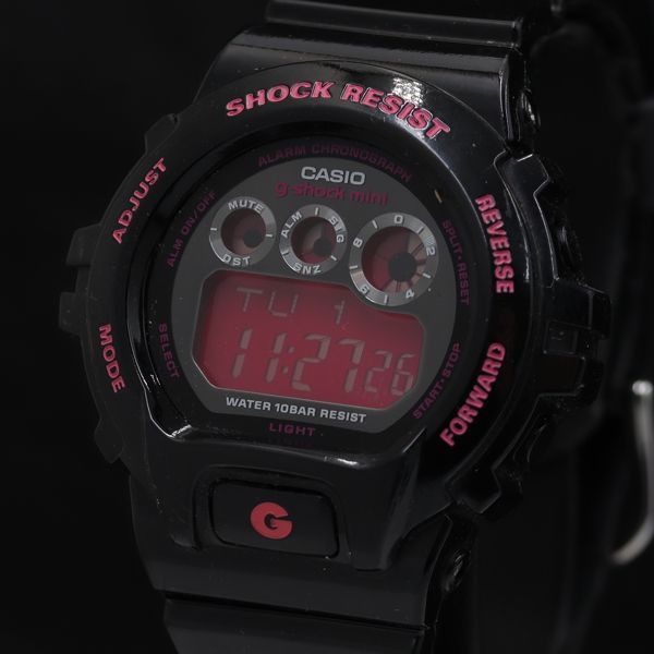 新品未使用 G-SHOCK mini 3288 稼働 カシオ ジーショックミニ 3288 GMN-692 ラウンド QZ デジタル文字
