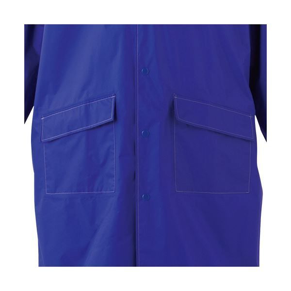 川西工業 防水レインパーカーロイヤルブルー