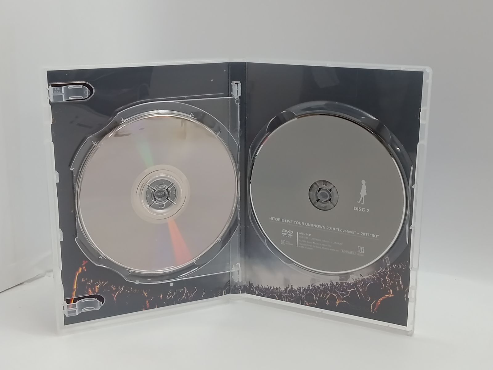 HITORIE LIVE TOUR UNKNOWN 2018 Loveless - 2017 IKI DVD DD 0975-007 ミュージック DVD CD DVD ブルーレイ