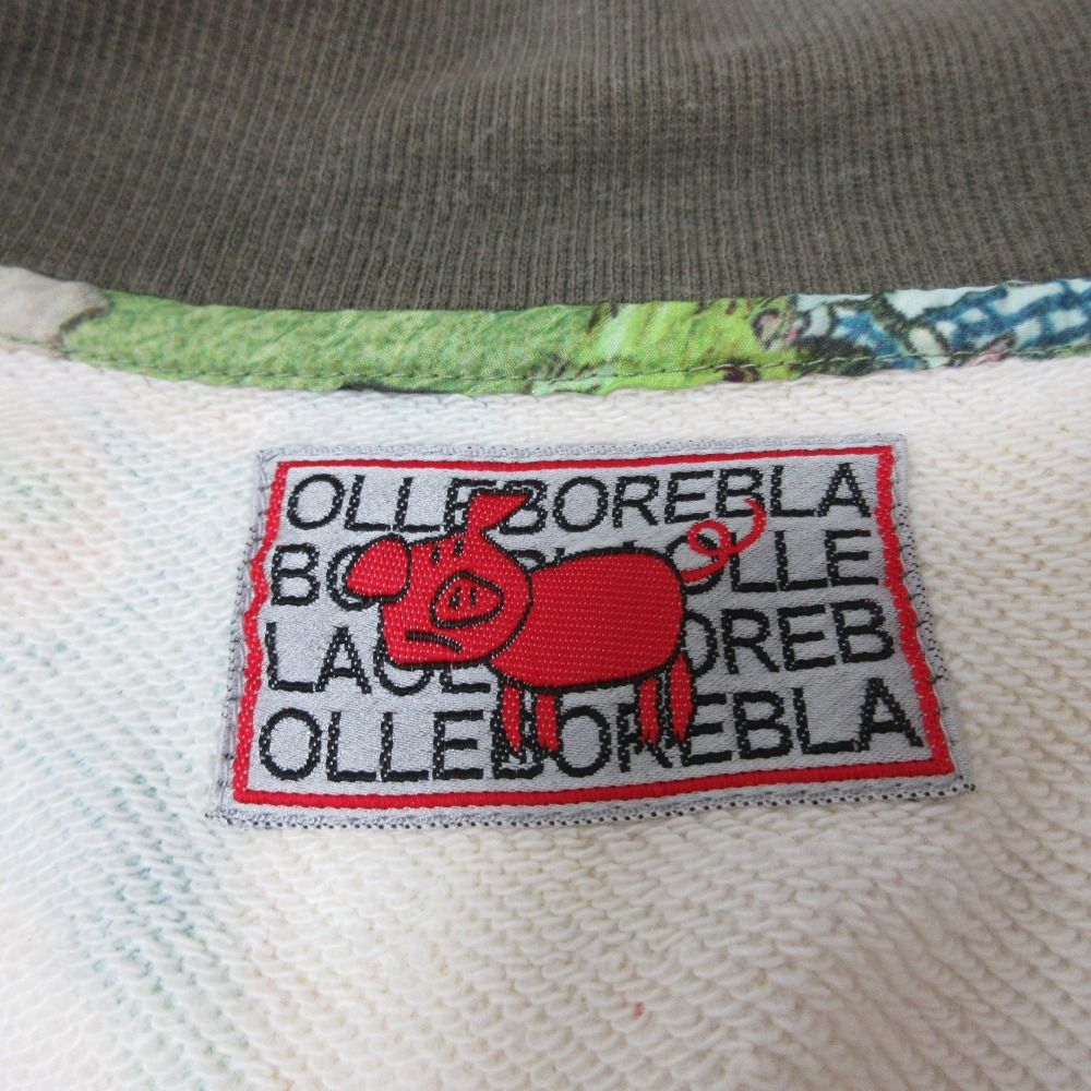 OLEBOREBLA オレボレブラ アルベロベロ ぶたさん プリント ハーフジップ スウェットシャツ プルオーバー マルチカラー レディース 古着 中古 OLEBOREBLA オレボレブラ アルベロベロ ぶたさん プリント