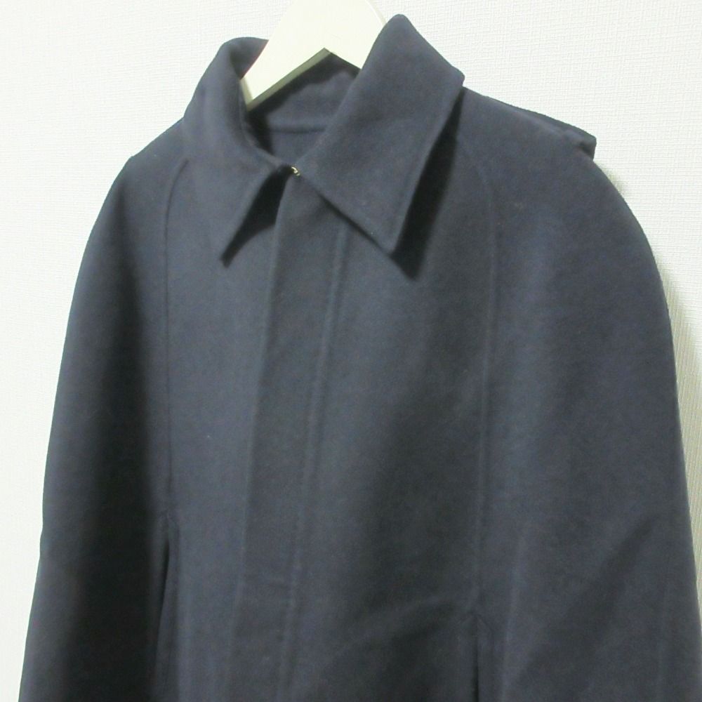 drawer ドゥロワー☆ウールケヌキフーディーコート 36 ダブルフェイス