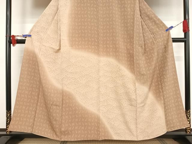 平和屋着物●二代目 川村久太郎　訪問着　樹林文　暈し染め　正絹　逸品　AAAV9043np 平和屋着物○二代目 川村久太郎 訪問着 樹林文 暈し染め 正絹 逸品