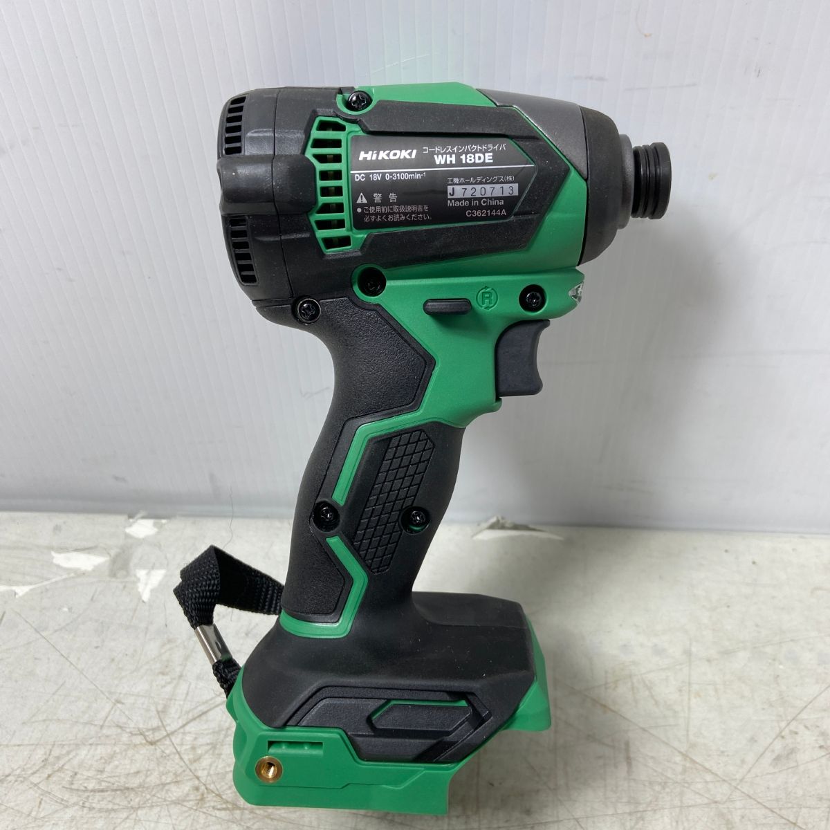 ΦΦHiKOKI ハイコーキ 18Vコードレスインパクトドライバ WH18DE グリーン HRDEVELOPMENT_JP