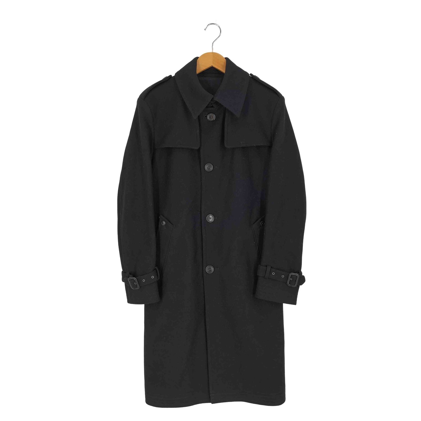 ユーズドフルギ USED古着 {{UNITED ARROWS WHITE LABEL}} ベルト付き ウールトレンチコート メンズ JPN：3 