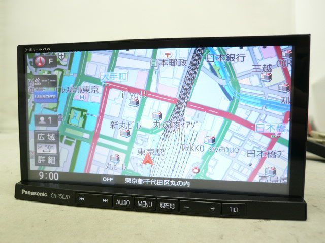 版 パナソニック ストラーダ CN-RS02D メモリーナビ 地デジ|フルセグ|DVD|CD|SDカード|iPod|USB|HDMI|ブルートゥース|ハンズフリー|MP3|WMA