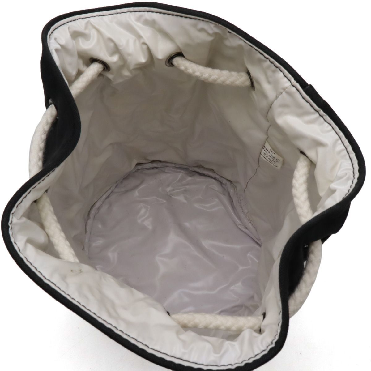 CHANEL シャネル ノベルティ ロゴプリント プールバッグ ショルダー  