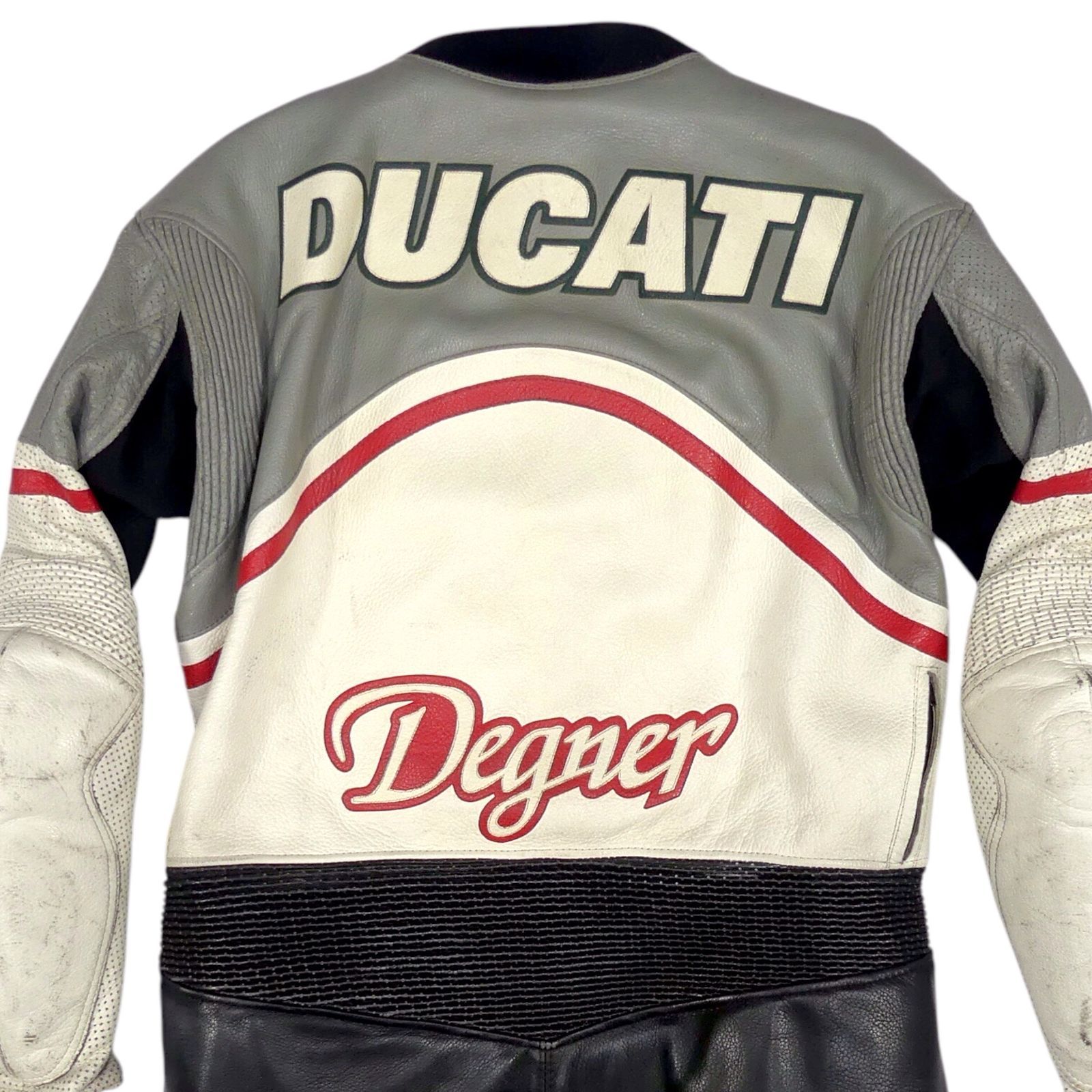日本製 Degner デグナー レザーレーシングスーツ XL メッシュ