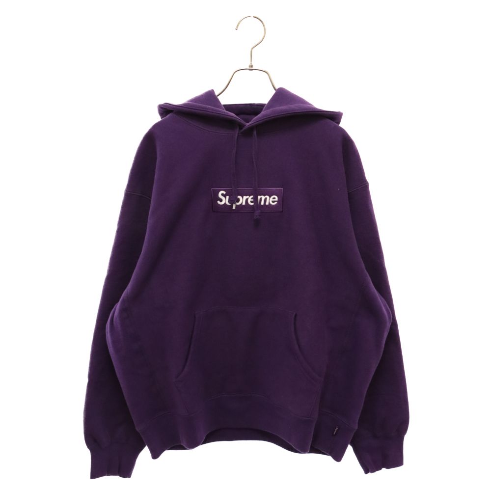 SUPREME (シュプリーム) 23AW Box Logo Hooded Sweatshirt Dark Purple ボックスロゴフーディー パーカー パープル