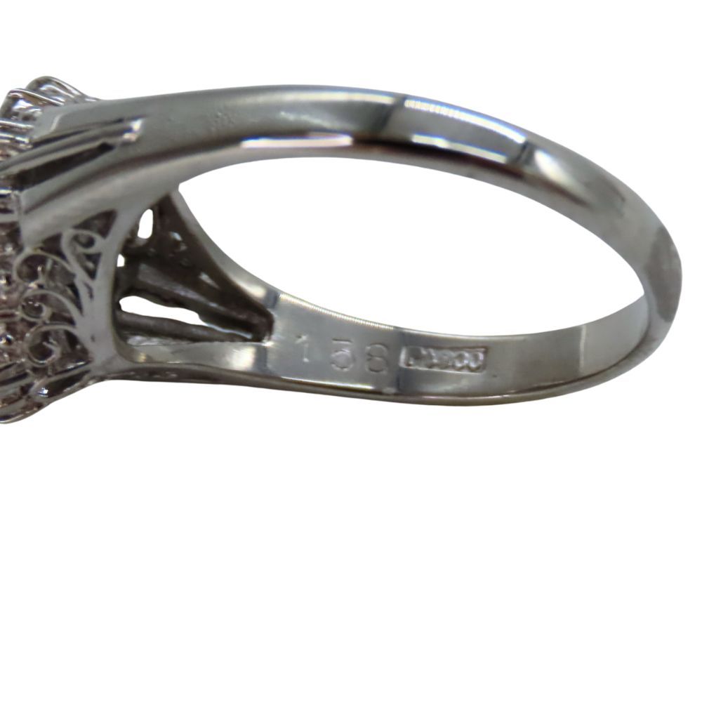 ≪値下げ≫【中古】プラチナリング Pt900 リング 指輪 約14号 約6.5g