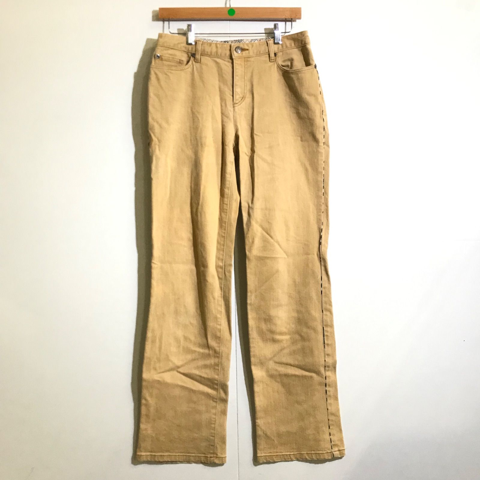 BURBERRY バーバリー パンツ ストレート カラーデニム ベージュ 