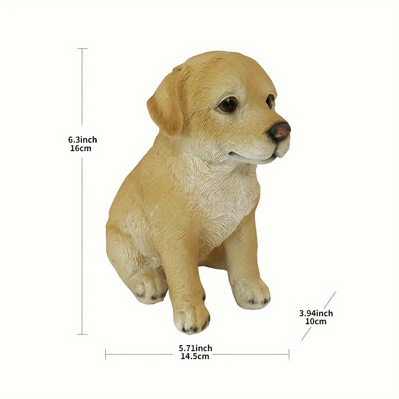 ラブラドール 置物 リアル 子犬 ラブラドール 置物 かわいい 樹脂 動物