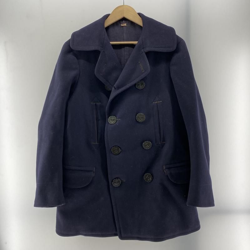 中古】☆U.S NAVY 1910～20s 13スター 10ボタン Pコート