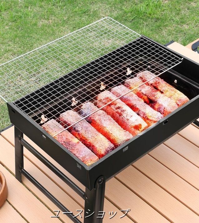 オーブントースター屋外折りたたみ式バーベキューグリル家庭用無煙bbq炭焼肉コンロ大型七輪