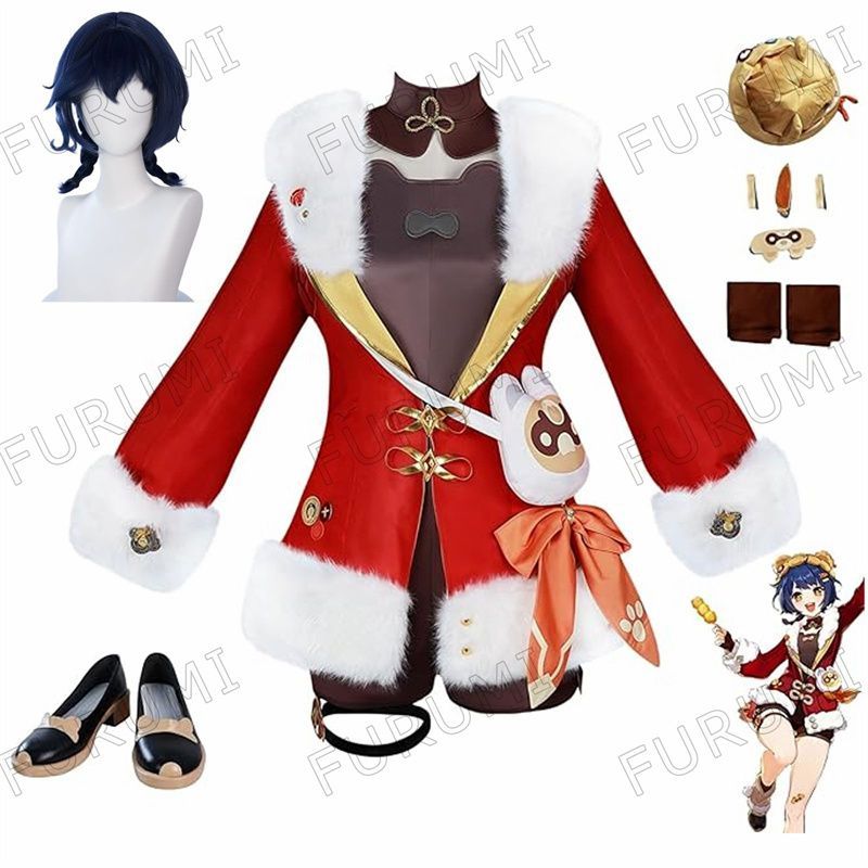 原神 香菱 シャンリン 大つごもりの歓声 コスプレ衣装 靴