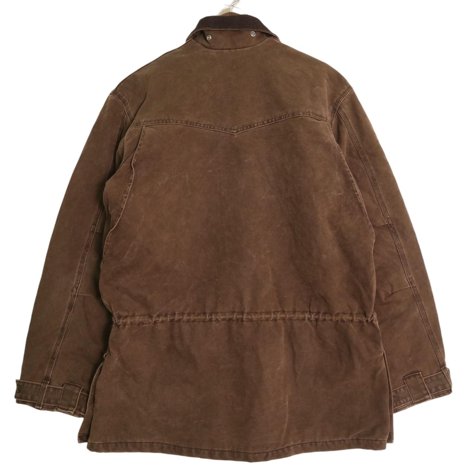 00年代 Carhartt カーハート ダック ワークジャケット ブラウン