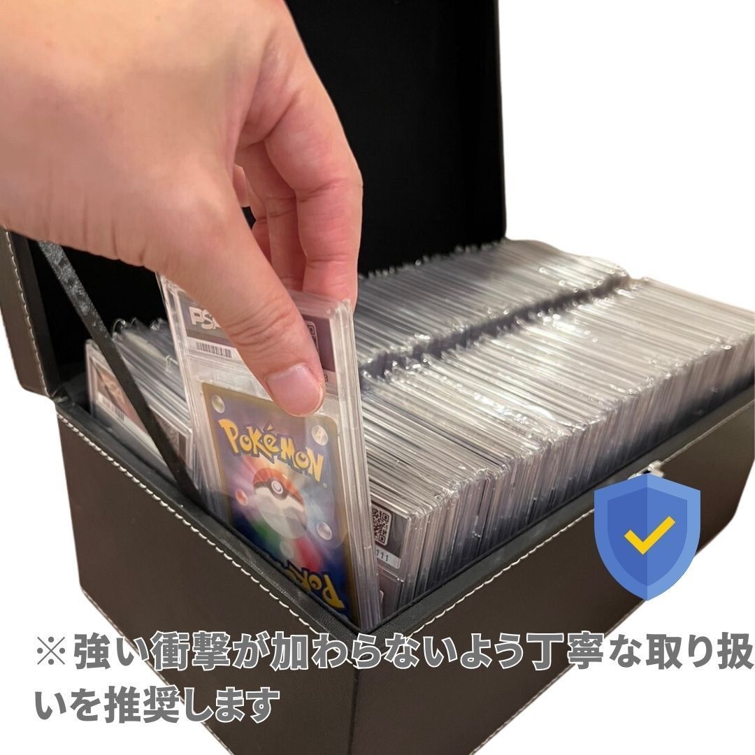 カード用 ヴィンテージスタイル PSA 収納 ボックスBGS 鑑定 108枚収納可能 ケース カード用 大容量 ポケモンカード ポケカ 保護 ケース  カード保護 防護 防塵 収納 趣味 便利 整理 トレカ トレカケース ポケモンカードケース 遊戯王 保護 保管 - メルカリ