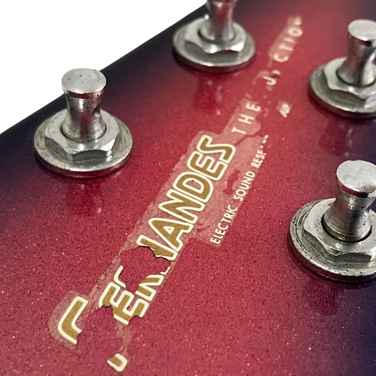 FERNANDES BSV FLYING V エレキギター パープル 弦なし 反応なし