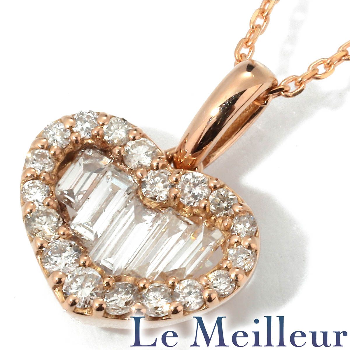 ペンダントネックレス ダイヤモンド 0.3ct K18 中古 プレラブド 返品OK 