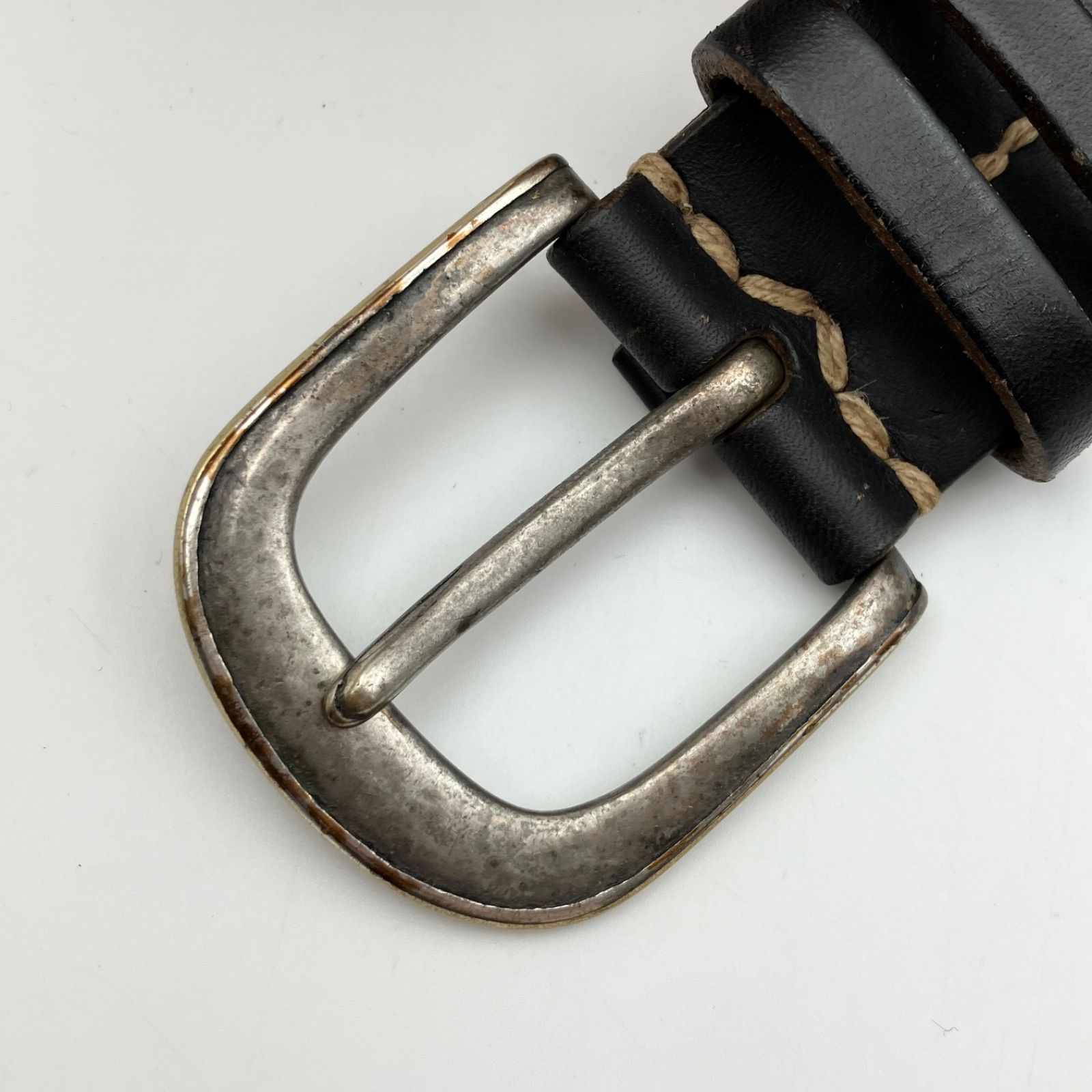 HENRY BEGUELIN エンリーベグリン フラワー レザー ベルト 75