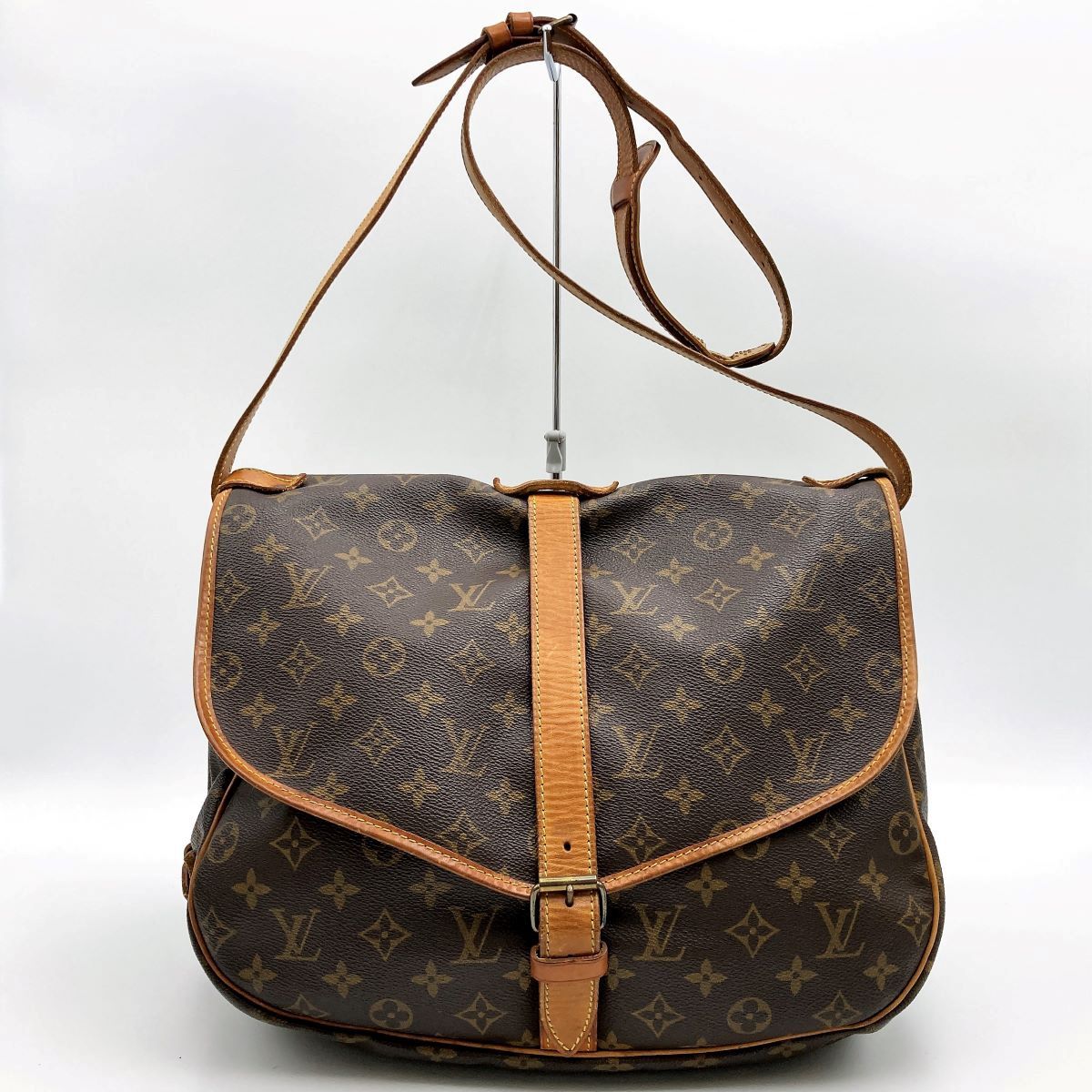 LOUIS VUITTON ルイ・ヴィトン モノグラム ソミュール35(廃盤) M42254 