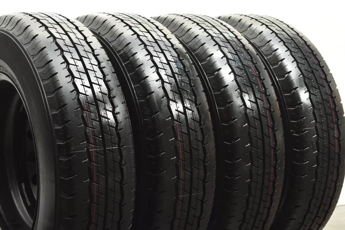 お買い得 製 新車外し品 トヨタ 200 ハイエース 純正 15in 6J 35 PCD139.7 ダンロップ SP175N 195 80R15 レジアスエース 流用 品質保証 ！