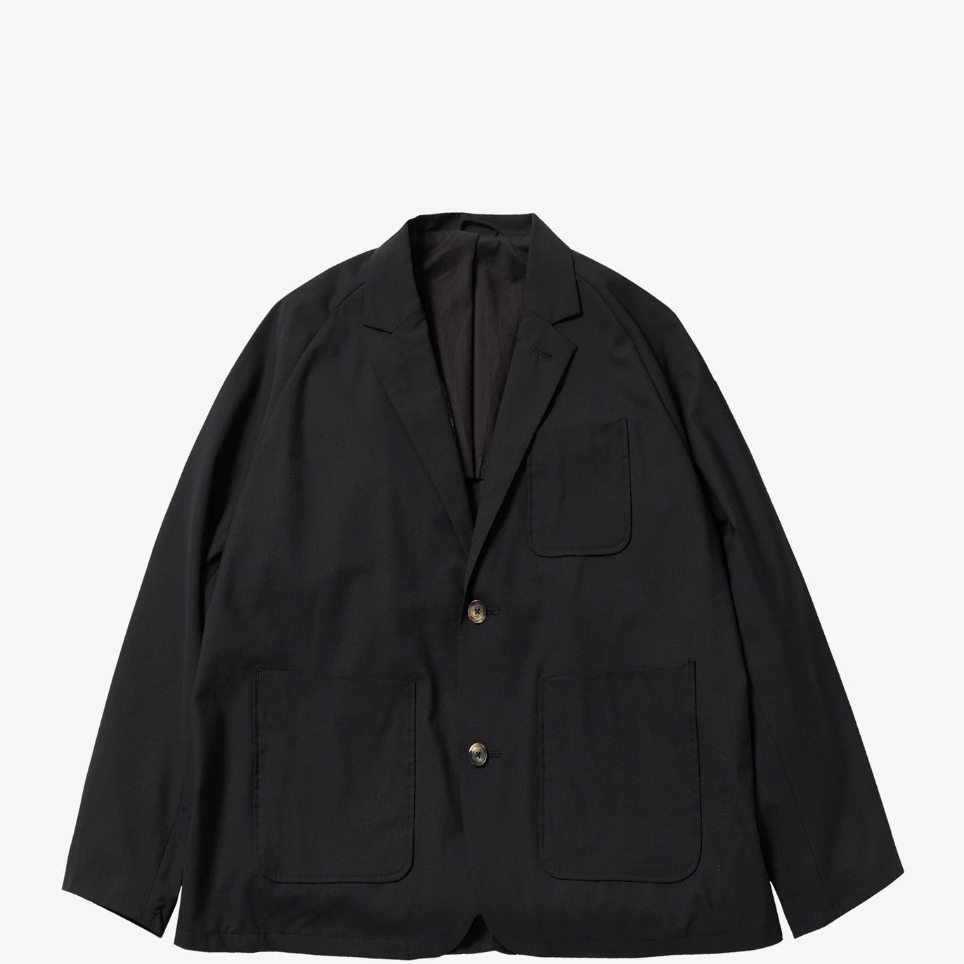 Sillage シアージ blazer black ブレザーブラック パッチポケット 