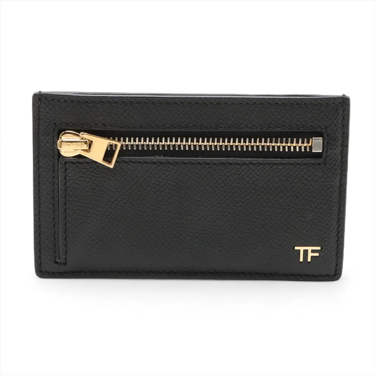 トムフォード レザー カードケース 二つ折り 財布 コンパクト ウォレット コインケース 小銭入れ メンズ レディース EME CW60-3