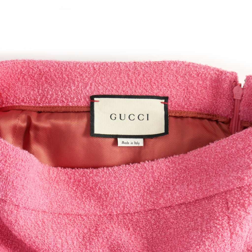 【新品タグ付き】GUCCI グッチ スカート ピンク 週末のみお値下げ 新品タグ付GUCCI グッチGG柄スカート サイズ38