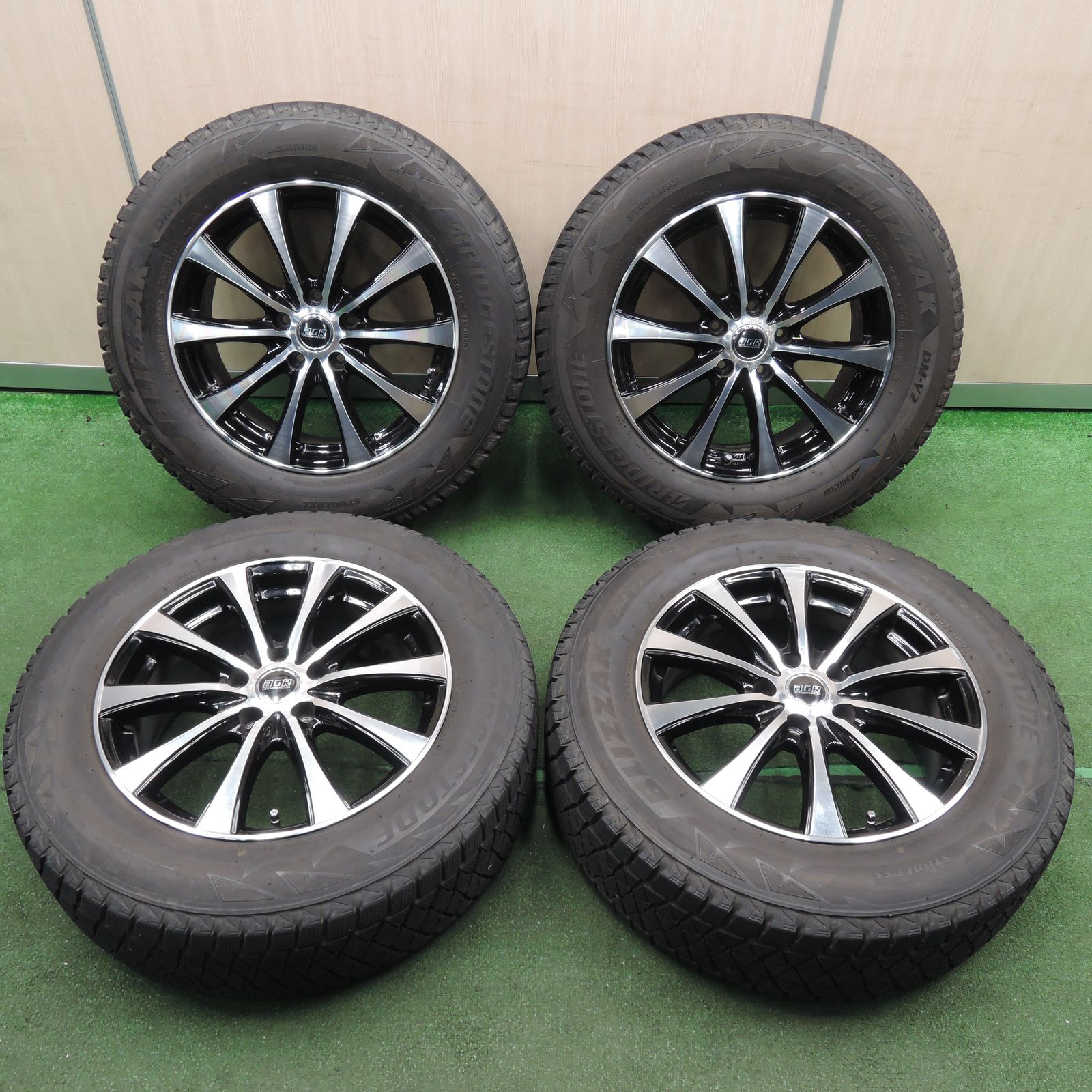 送料無料*4本価格☆スタッドレス 225/65R17 ブリヂストン ブリザック DM-V2 aGR AGGRESSION 17インチ  PCD114.3/5H☆4011406TNス - メルカリ