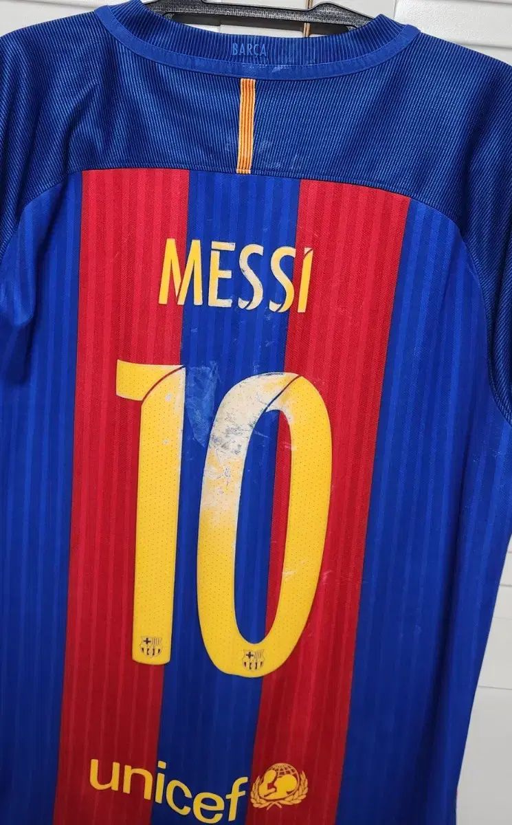 16-17 NIKE バルセロナ HOME No 10 メッシ - メルカリ