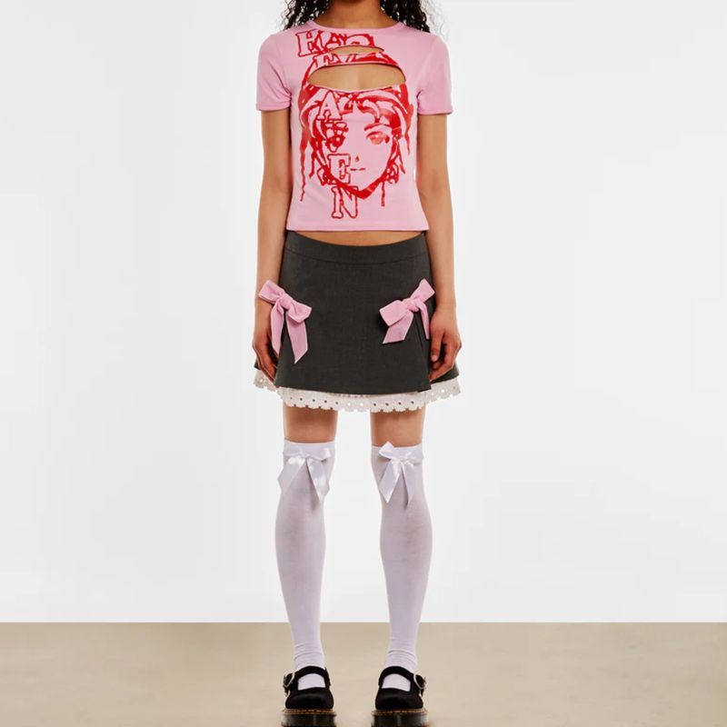 Heaven by marc jacobsビー トム スラッシュド ベビーT Heaven by marc jacobsビー トム スラッシュド ベビーT