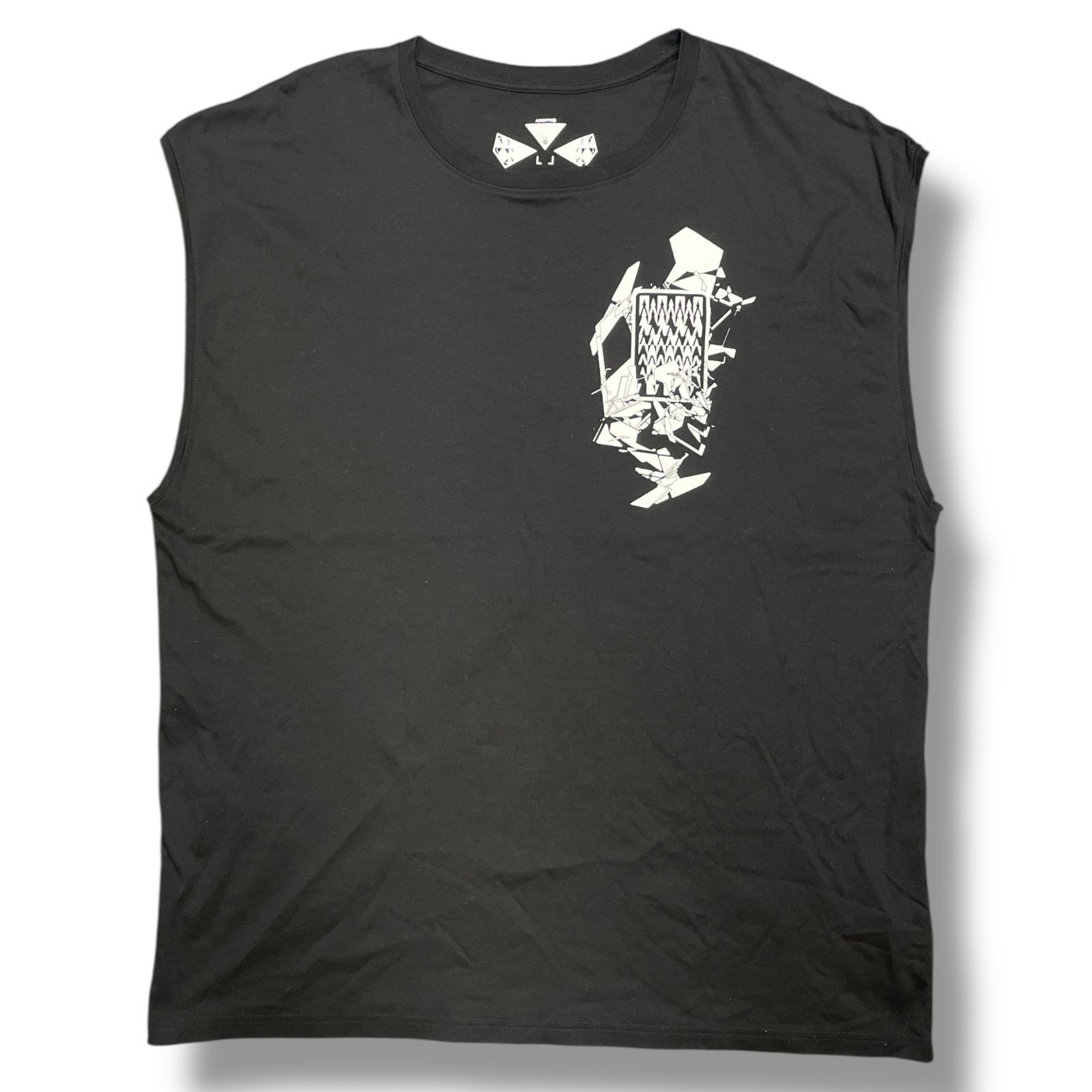 参考上代31900円 ACRONYM MERCERIZED SLEEVELESS T-SHIRTS プリント