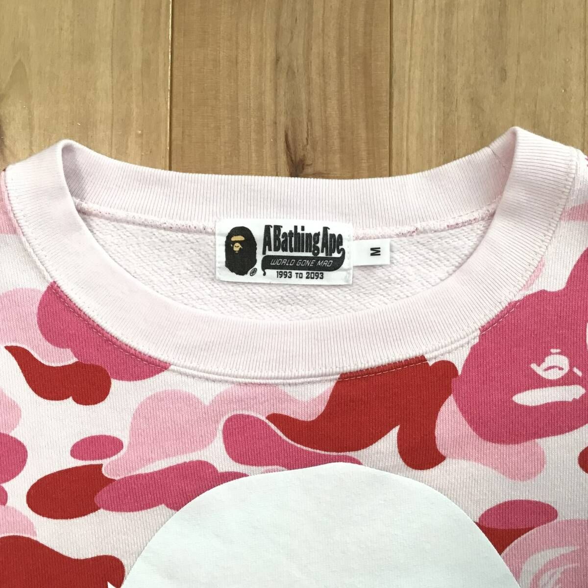 A BATHING APE BAPE PINK CAMO HEAD スウェット A BATHING APE BAPE PINK CAMO HEAD スウェット