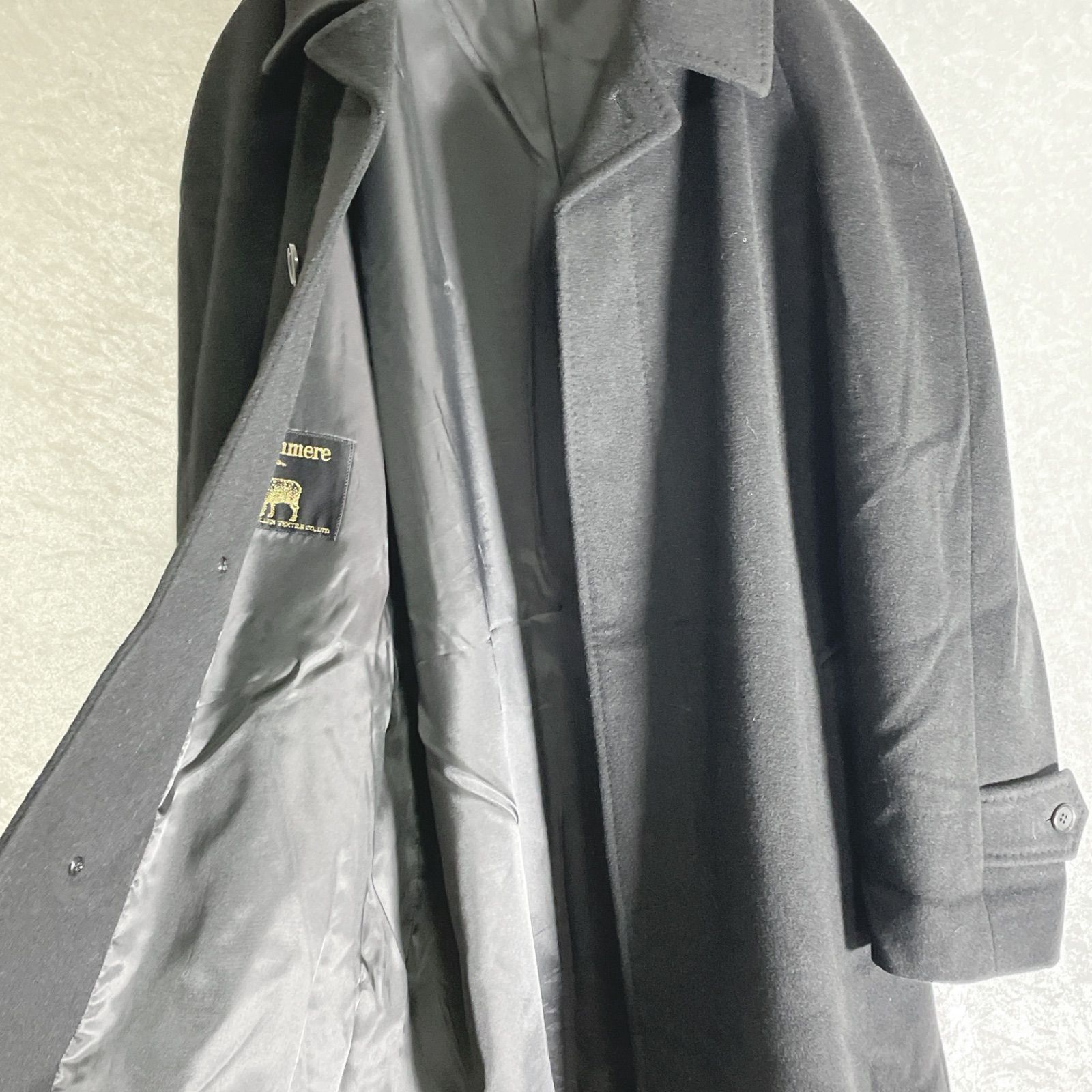 Kinloch Anderson カシミア100% ロング丈 ステンカラーコート