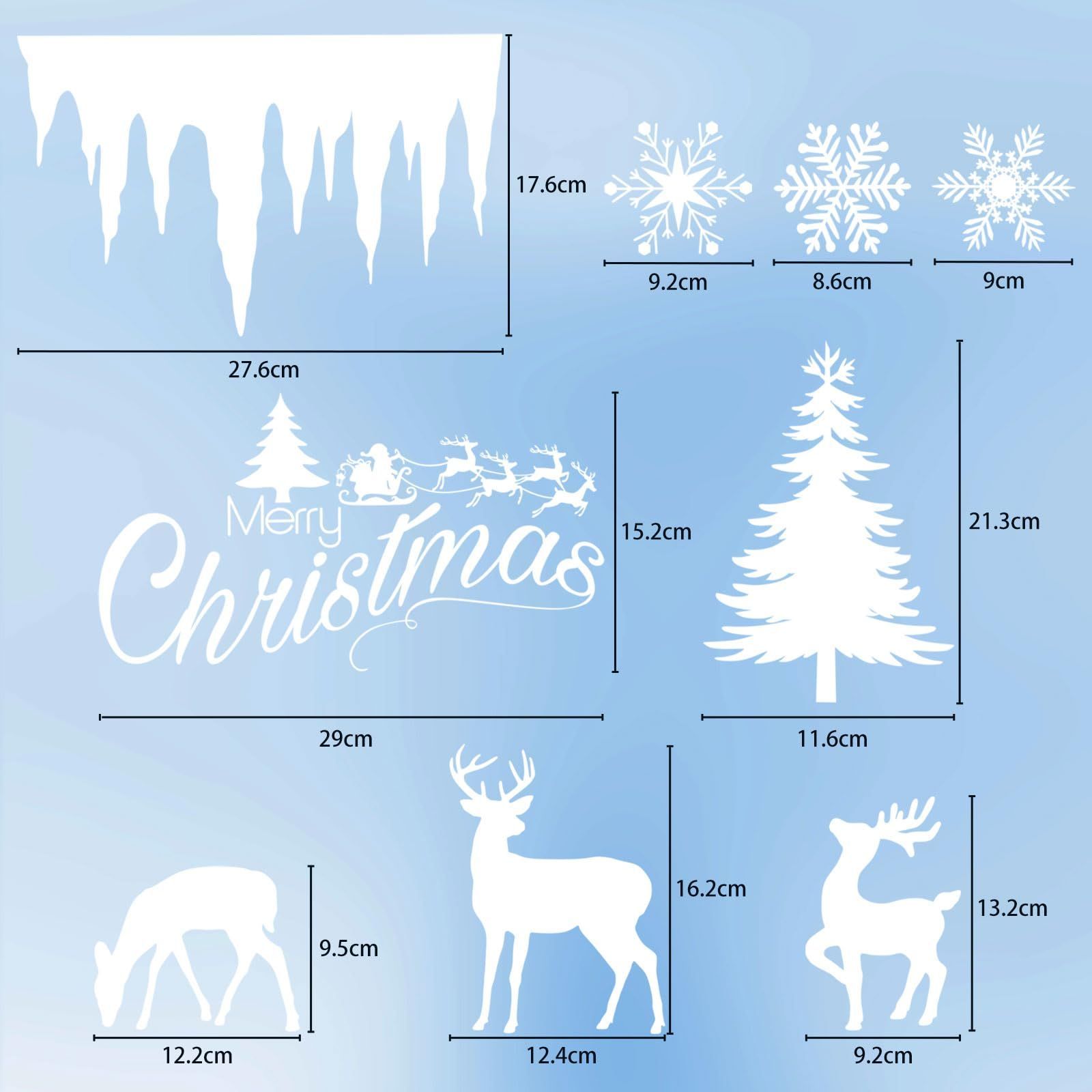 数量限定】クリスマスツリー 雪の結晶 デコレーション 装飾 トナカイ