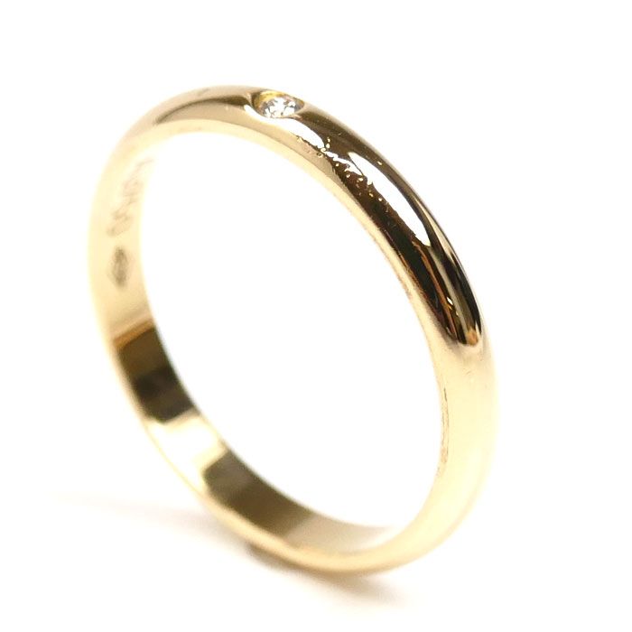 ゆっきー カルティエ ハーフダイヤ #50 イエローゴールド 10号 カルティエ Cartier スリーカラー ダイヤ 48335052 ホワイト