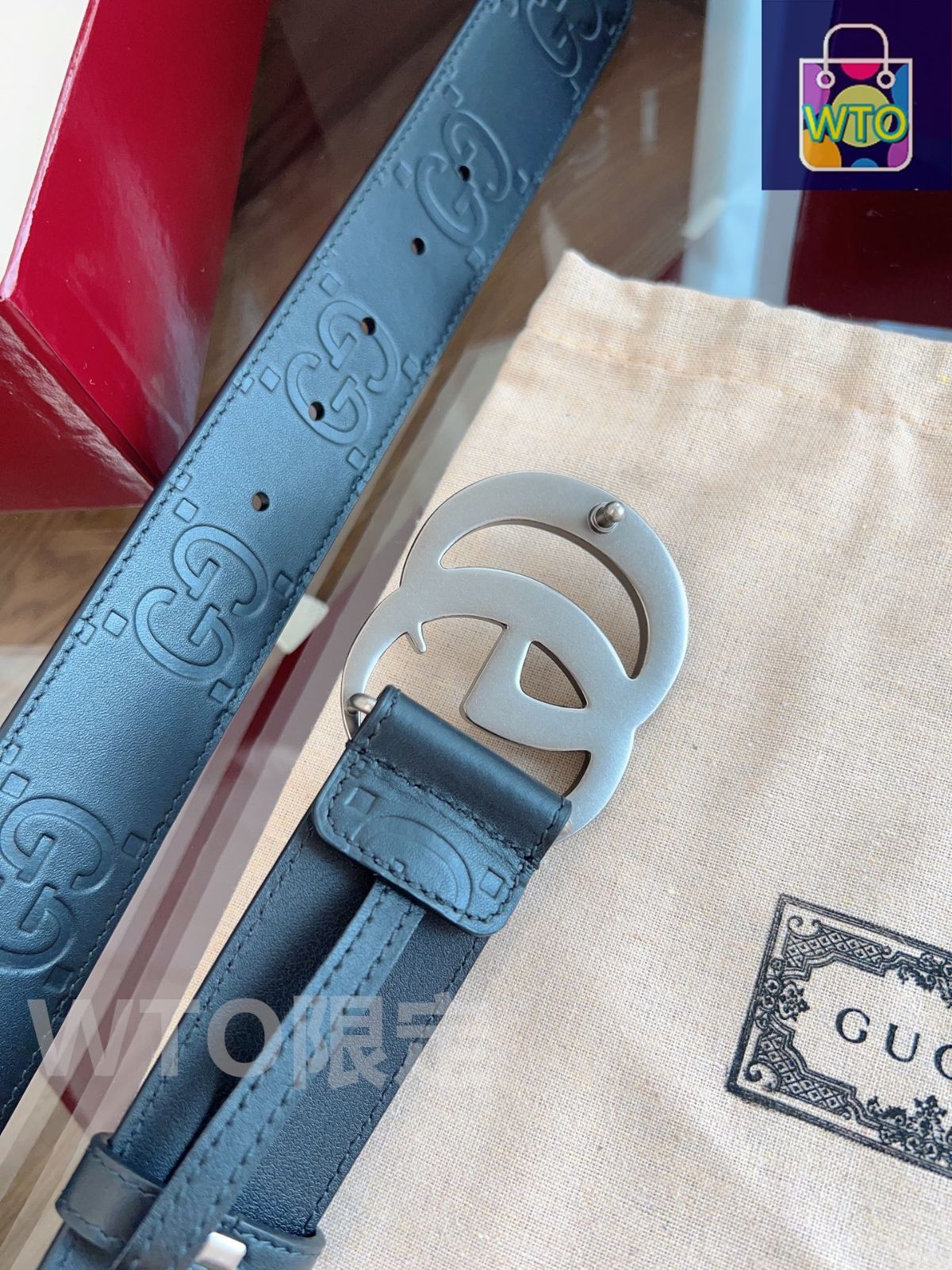今日特価】GUCCI グッチ PVC ベルト-1 - メルカリ