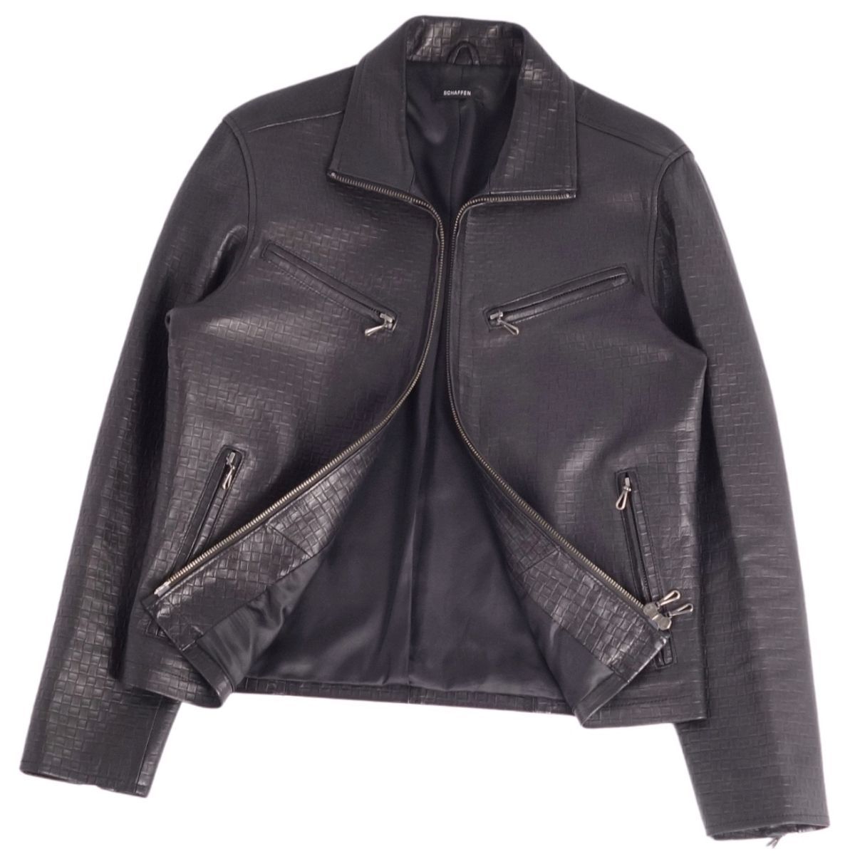 極美品 シャッフェン SCHAFFEN ジャケット レザージャケット 